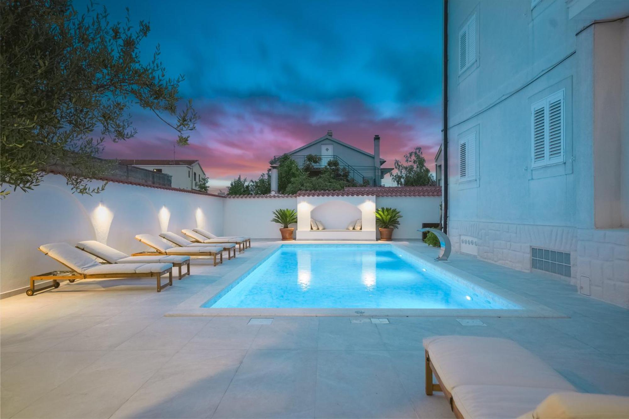 Villa Bianca Vodice Exterior foto